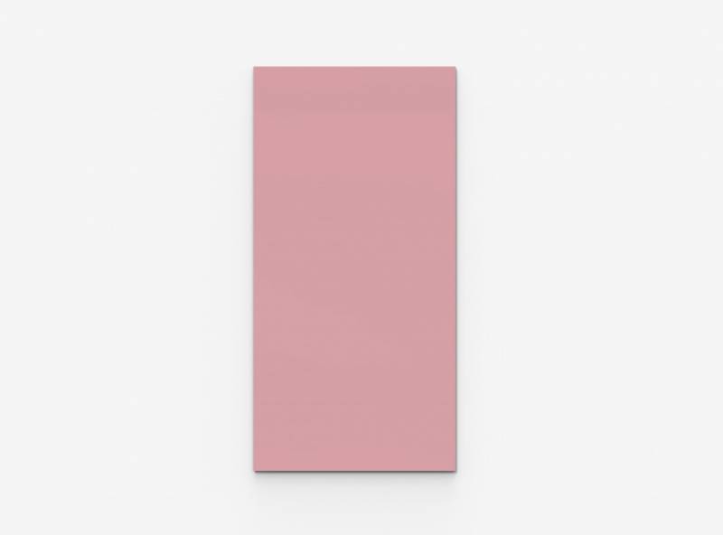 Lintex Mood Wall glastavle 100x200cm Blush, lyserød