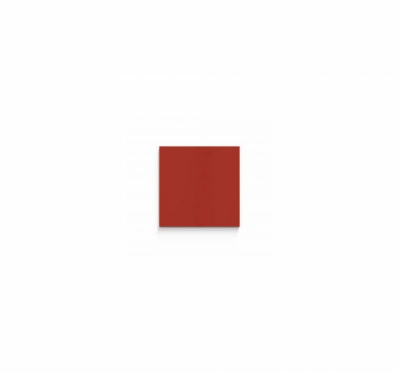 Lintex Mood Wall glastavle 30x30cm Loving, rustrød