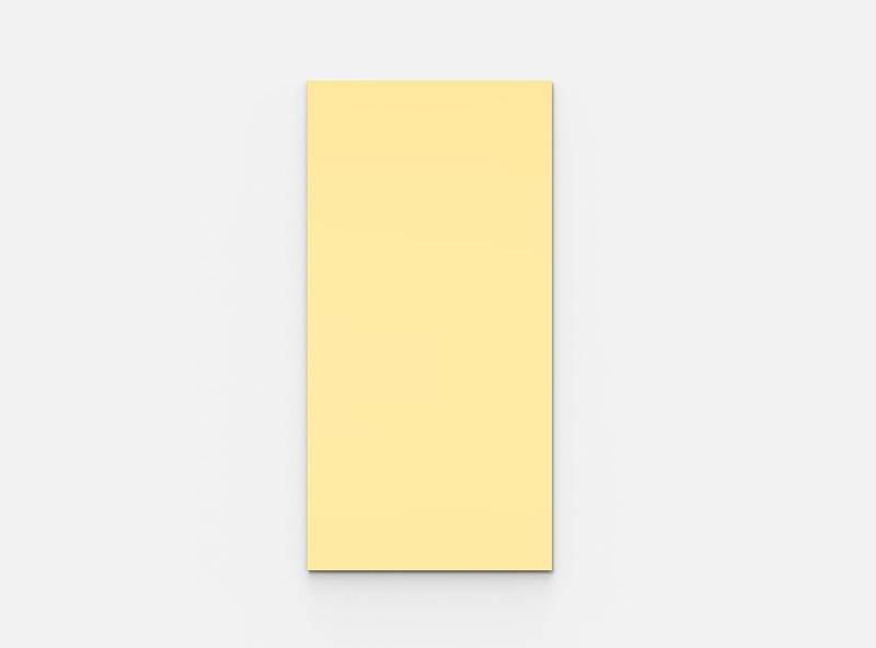 Lintex Mood Wall glastavle 50x150cm Lively, lys gul