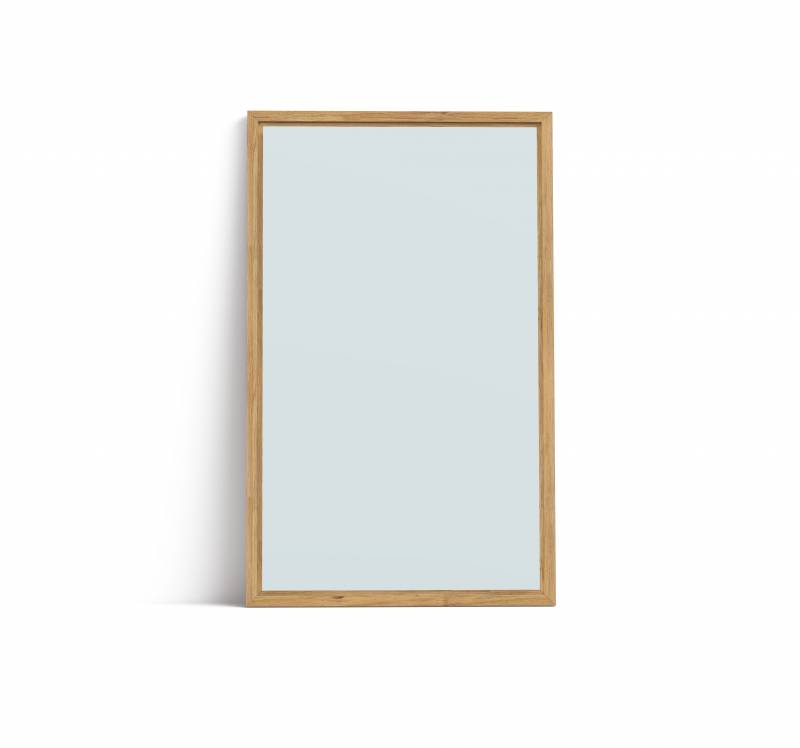 Lintex Offset Wall Silk glastavle 130x210cm med eg ramme Crisp, duebl&aring;