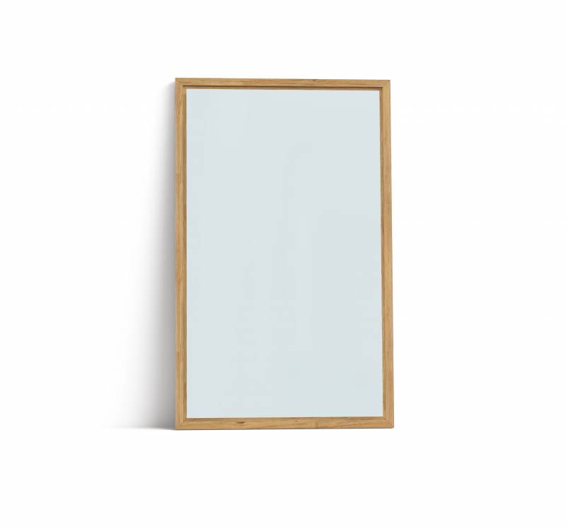 Lintex Offset Wall glastavle 130x210cm med eg ramme Crisp, duebl&aring;