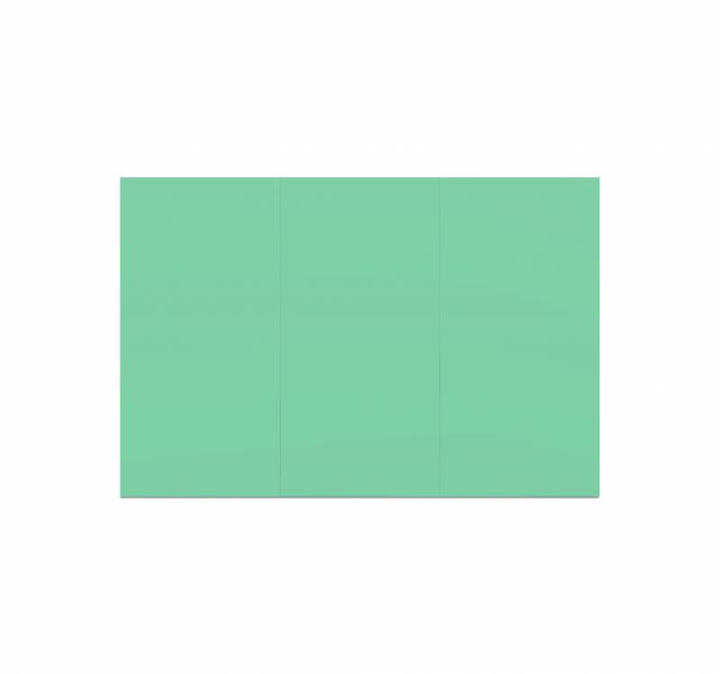 Lintex Silk Spaces glastavle 300x200cm Free, mint grøn