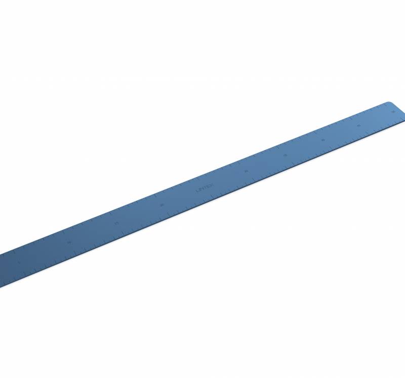 Lintex Trace magnetisk lineal 50cm i aluminium bl&aring;