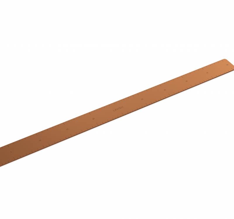 Lintex Trace magnetisk lineal 50cm i aluminium orange