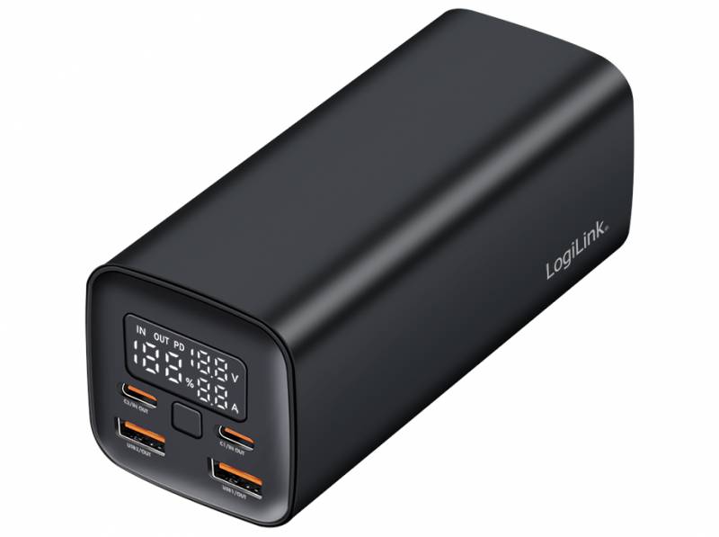 LogiLink Powerbank 20000mAh 65W Sort