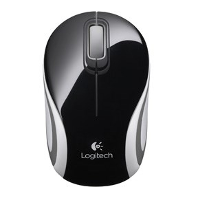 Logitech M187 tr&aring;dl&oslash;s mini mus sort