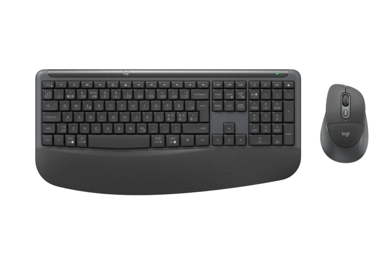 Logitech MK880 tastatur og mus til Business Graphite Nordic