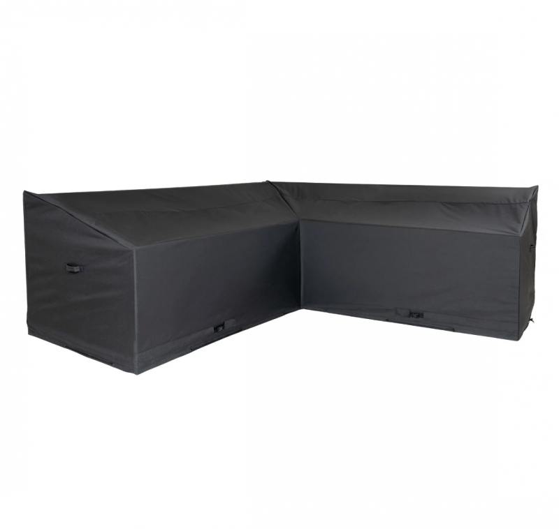 Luksusovertr&aelig;k til h&oslash;jre-/venstrevendt hj&oslash;rnes&aelig;t sort