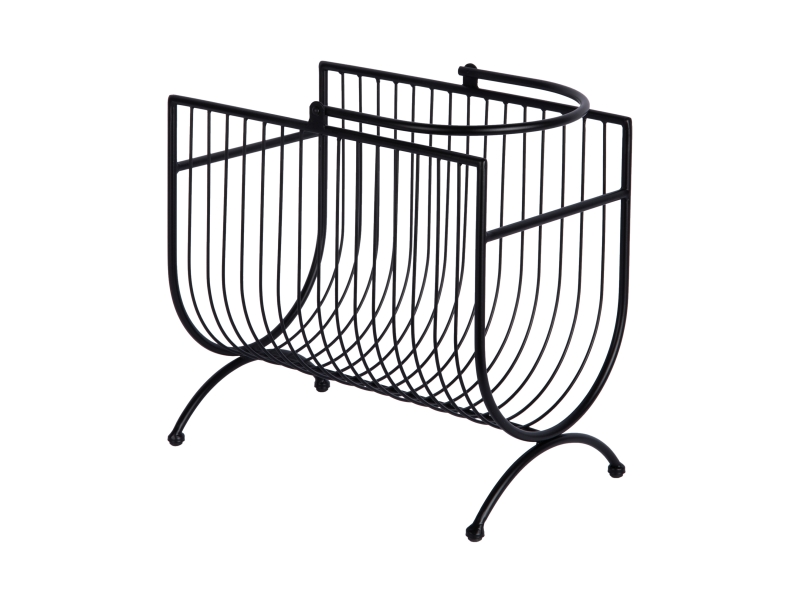 Magasinholder Riqueza 20,5x50cm jern sort