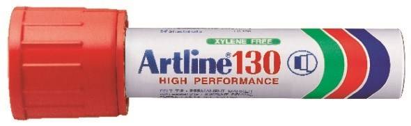 Artline 130 marker rød – 30 mm bred permanent marker