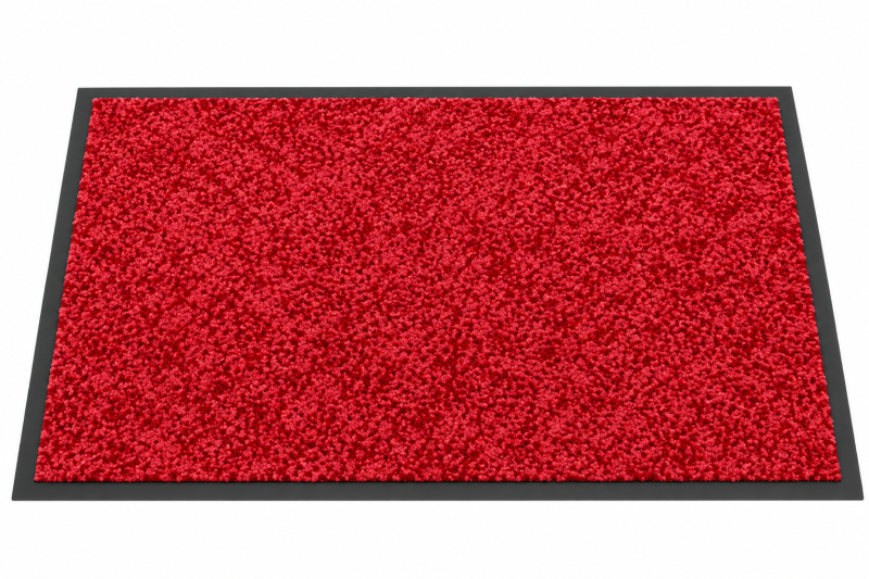 Matting CLEAN entrem&aring;tte 90x120cm r&oslash;d