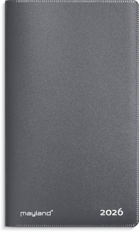 Mayland 2026 Index Planner mini mørkegrå PP-plast 26071000