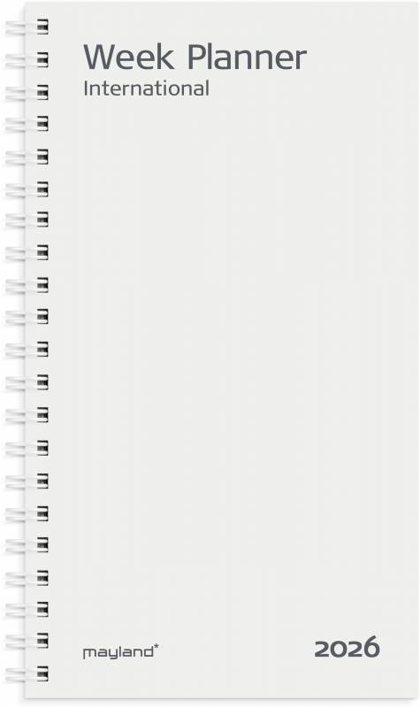 Mayland 2026 Week Planner International tværformat REFILL 26085500