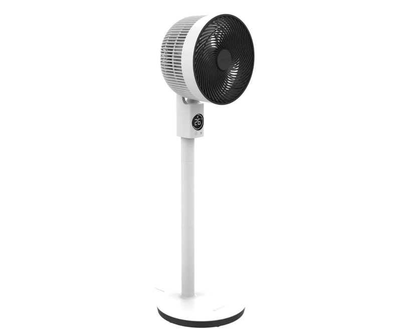 Meaco Sefte 10" gulvventilator st&oslash;jsvag og oscillerende hvid