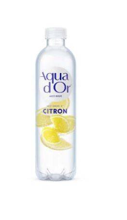 12 stk. Aqua D'or Mineralvand Citron 0.5 Liter Med Brus
