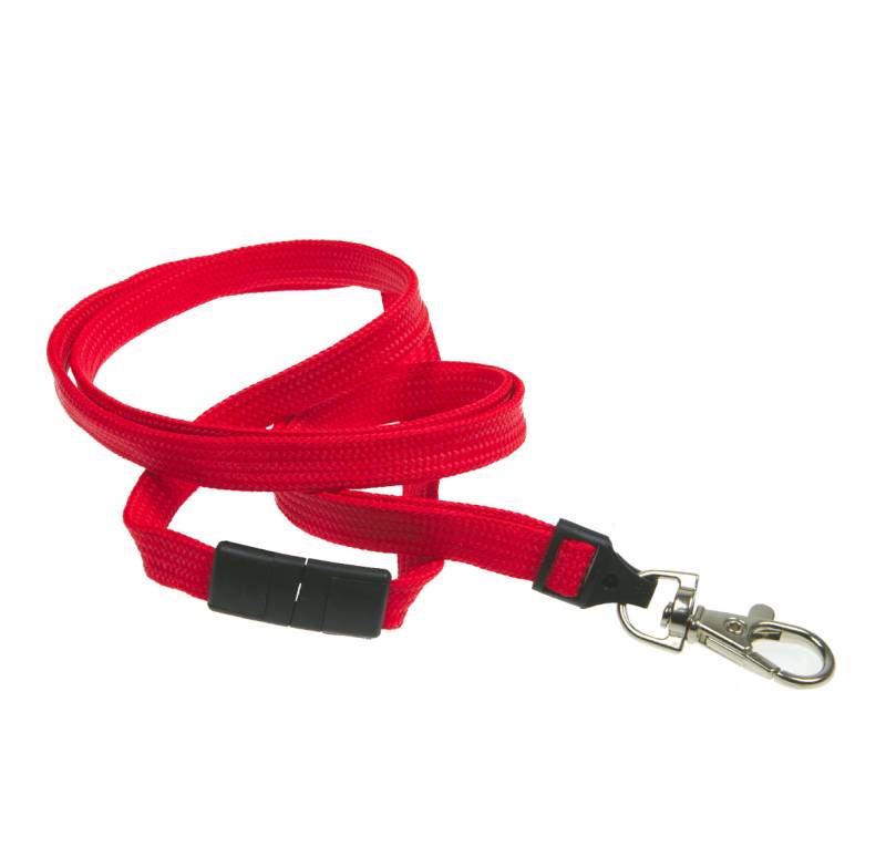 N&oslash;glesnore med karabinhage, B10xL900 mm R&oslash;d 