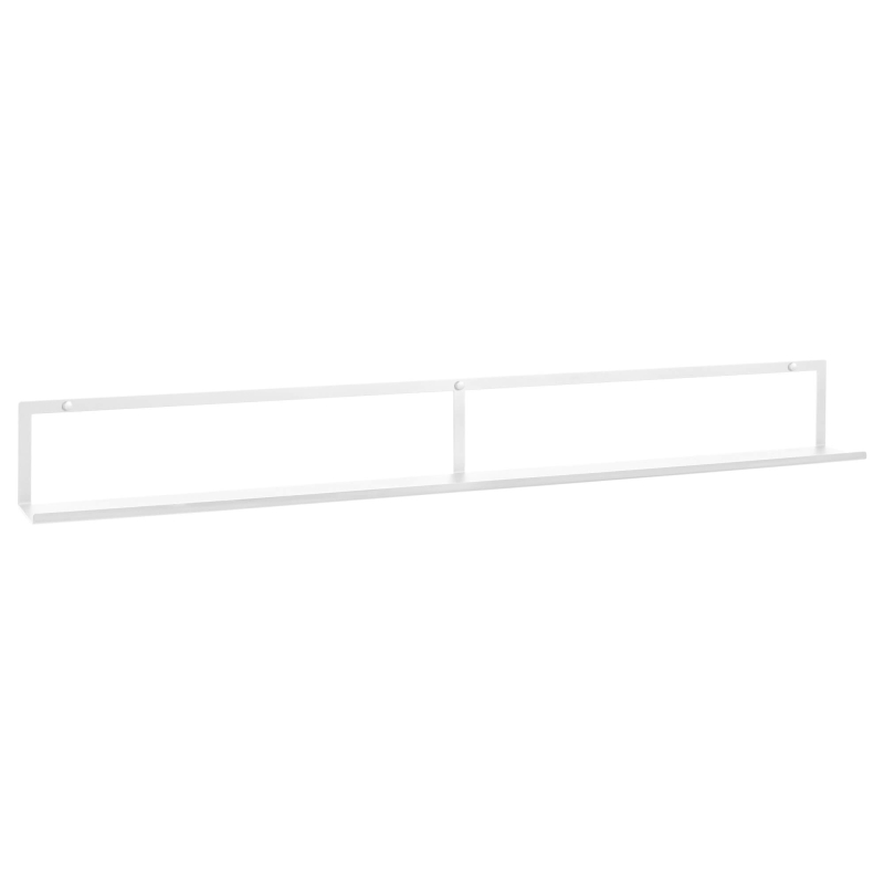 Naga gallerihylde 90cm i hvid metal