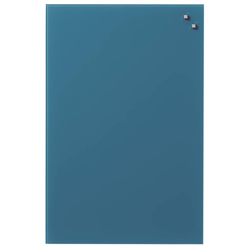 Naga glastavle magnetisk 40x60cm Jeans blå