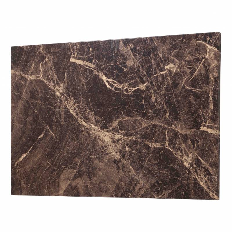 Naga magnetisk stål opslagstavle 60x40cm brun marmor