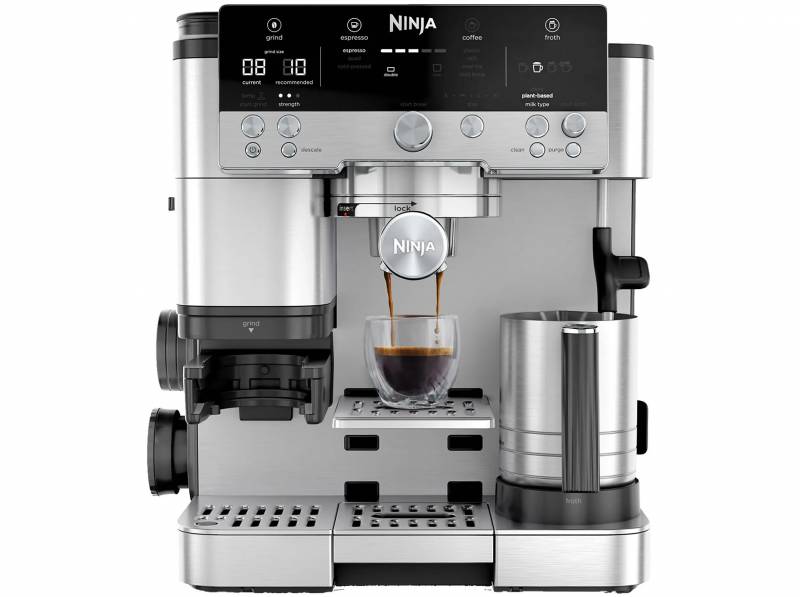 Ninja Luxe Caf&eacute; Premier ES601EU Automatisk kaffemaskine S&oslash;lv