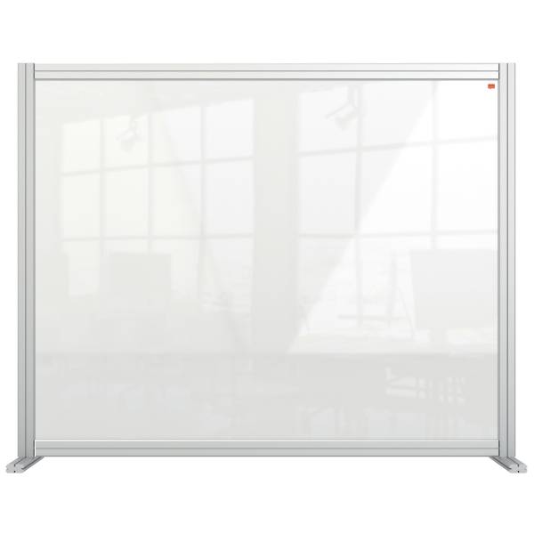 Nobo Premium Plus bordafskærming i klar akryl 120x100cm