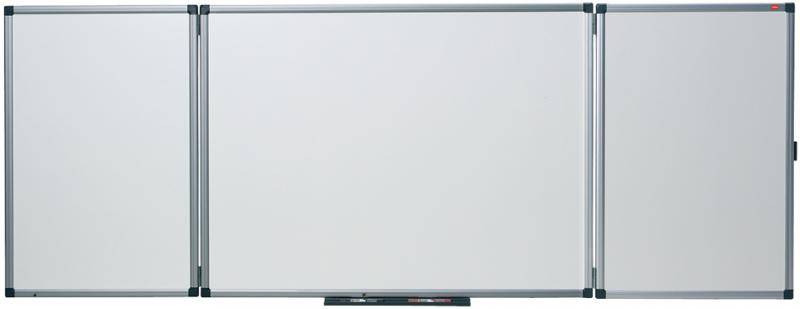 Nobo whiteboard foldbar magnetisk emaljeret 120x90cm