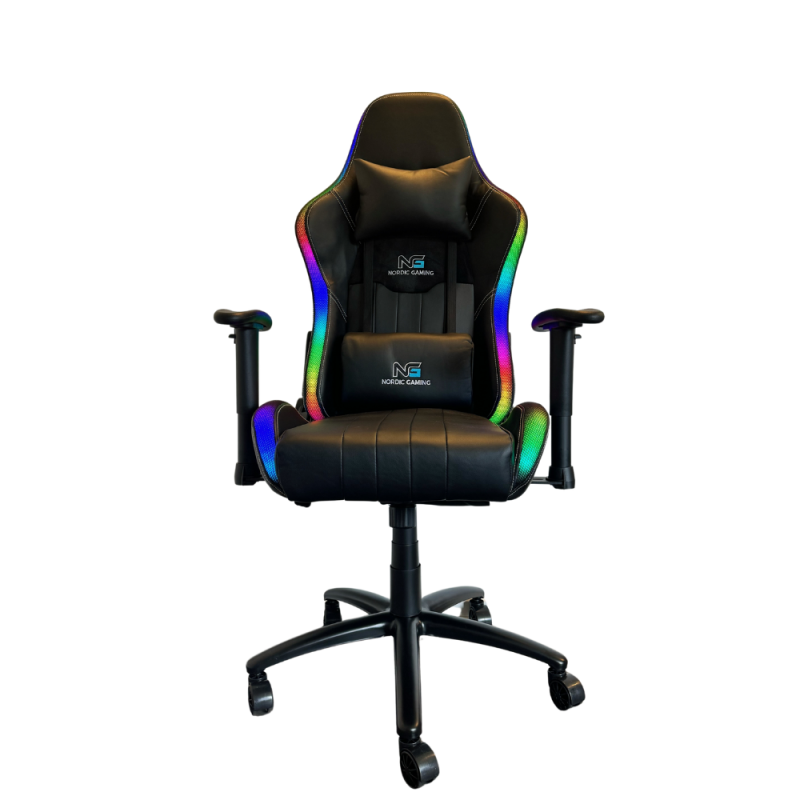 Nordic Gaming Prism RGB gamerstol med powerbank