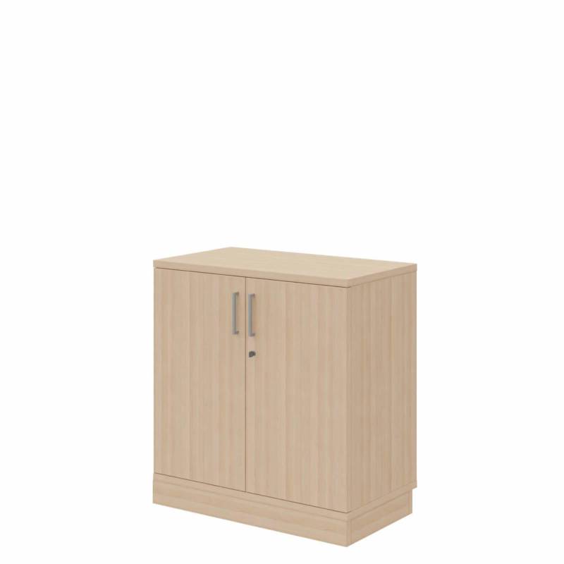 Office Xtra kontorskab med 2 hylder 830x800mm ask