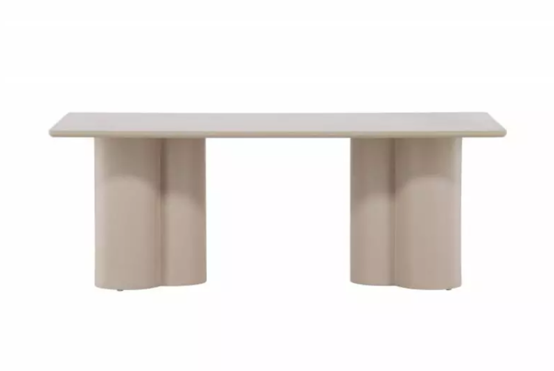 Olivia sofabord 60x120cm MDF beige | Outletsalg