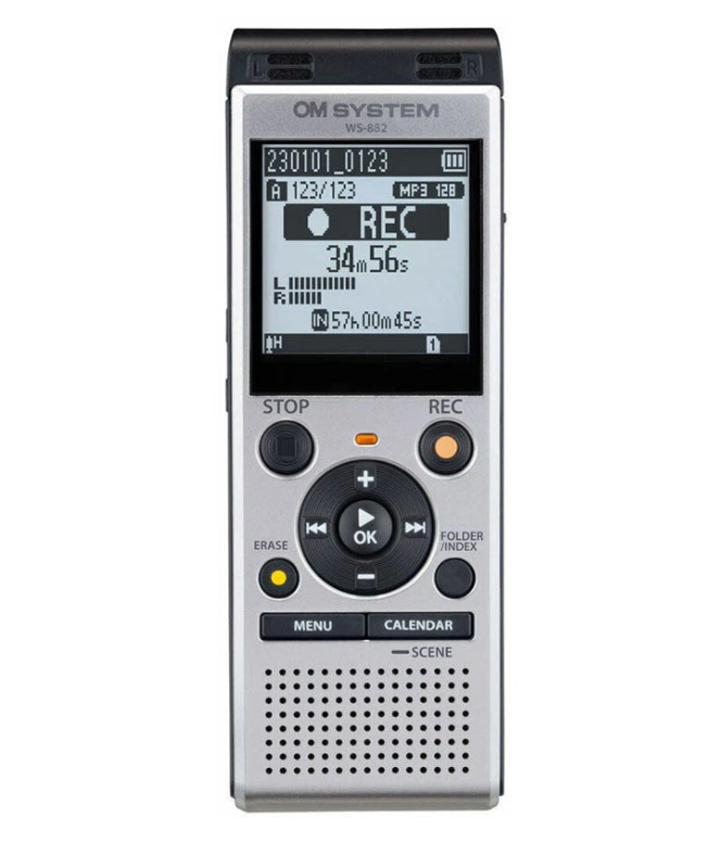 Olympus WS-882 diktafon 250 mW s&oslash;lv