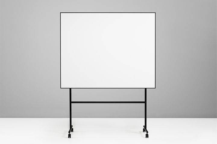 Lintex ONE Mobil whiteboard enkeltsidet 200x120cm sort