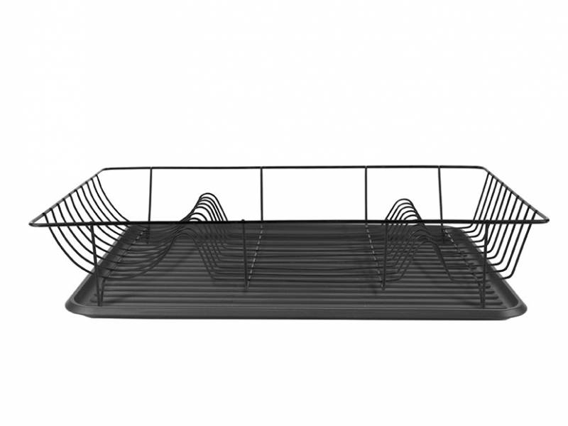 Opvaskestativ Linea 49x9,5cm sort