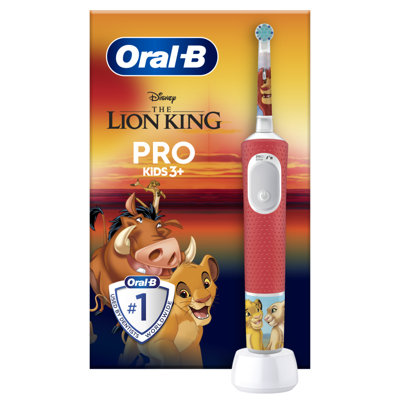 Oral-B Kids VITALITYPROLIONK elektrisk tandb&oslash;rste til b&oslash;rn roterende