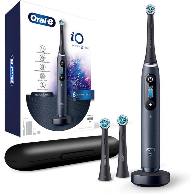 Oral-B iO Series 8N Onyx elektrisk tandb&oslash;rste sort