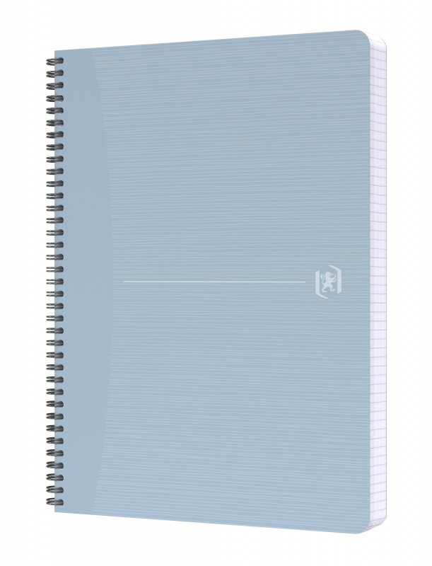 Oxford My Rec’Up notesbog A4 med spiral kvadreret blå