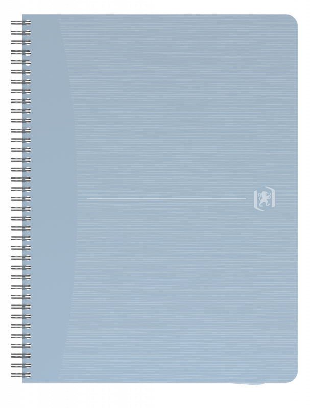 Oxford My Rec’Up notesbog A4 med spiral linieret blå