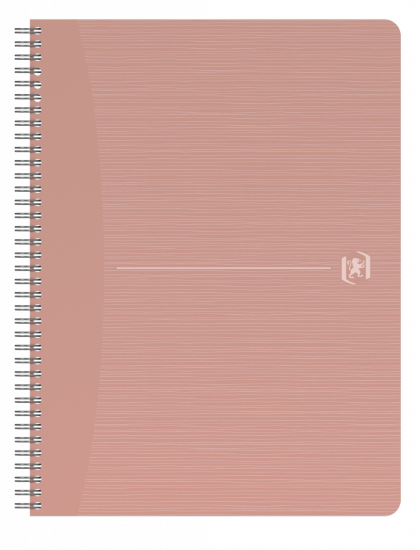 Oxford My Rec’Up notesbog A4 med spiral linieret pink