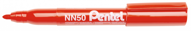 Pentel NN50 Recycled marker med rund spids 5mm rød