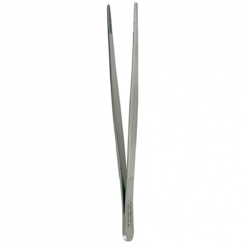 Pincet 14,5Cm Rustfrit Stål Lige Anatomisk Afrundet