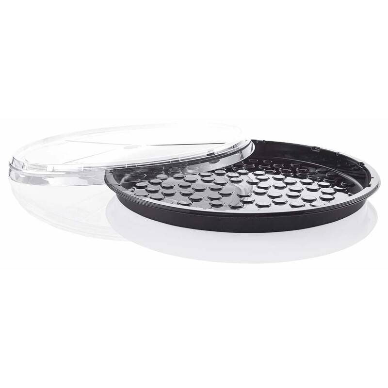 Pizzabakke rund plast C-PET 120stk/kar &Oslash;320mmx25mm