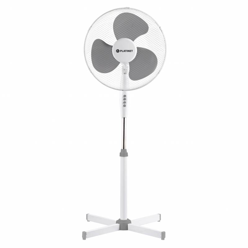 Platinet gulvventilator 40cm grå