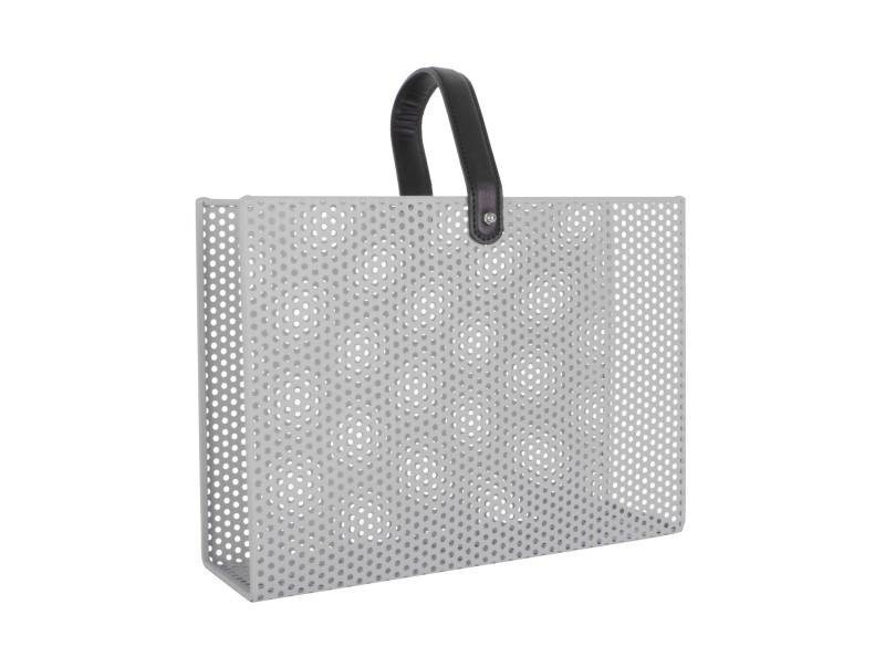 Present Time Perky Mesh magasinholder 30x33cm grå