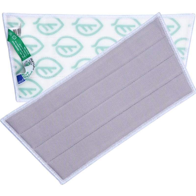 Puri-Line glasmoppe mikrofiber 30cm med velcro flergangs grå