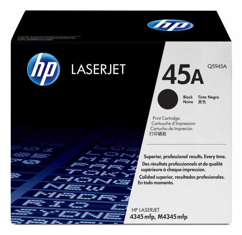 HP 45A Q5945A original lasertoner sort