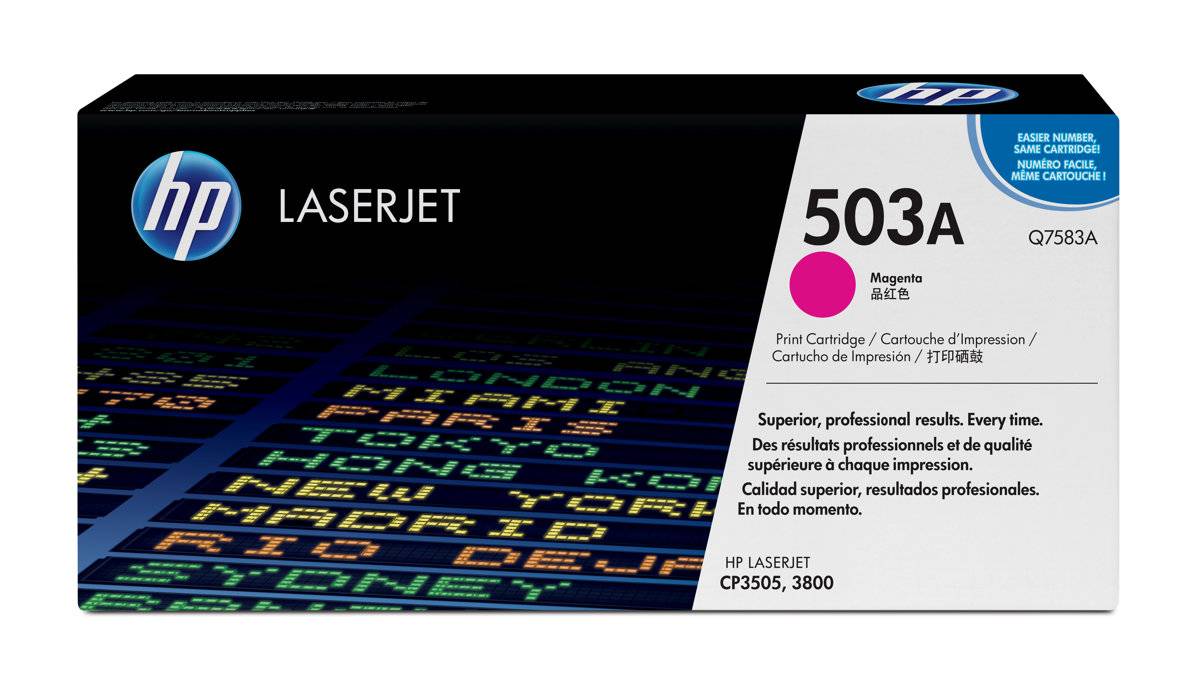 HP 503A Q7583A original lasertoner magenta rød