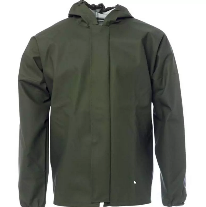 ELKA regnjakke 5XL polyester/PVC grøn