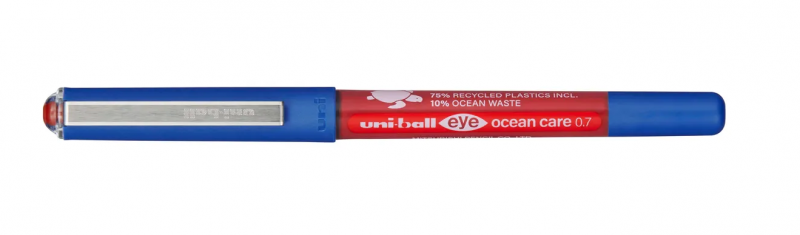 Uni-ball UB-157 Ocean Care 0,7mm rollerpen rød