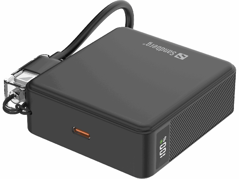 Sandberg Nano Powerbank 10000 mAh PD20W sort