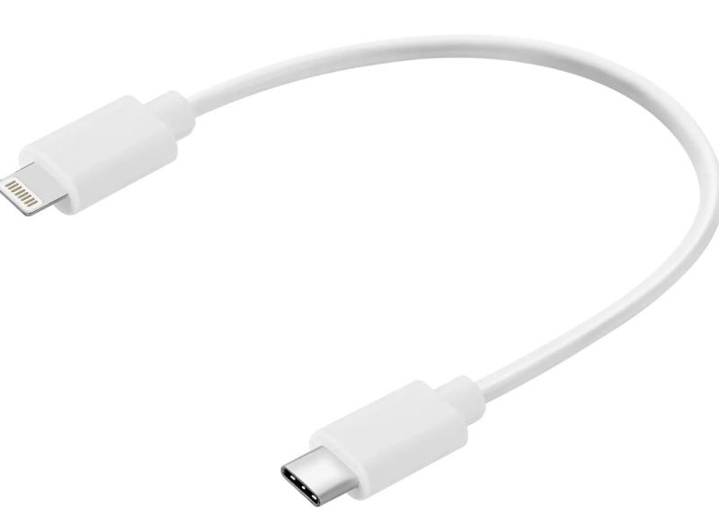 Sandberg USB-C PD to Lightning MFI 0.2M hvid