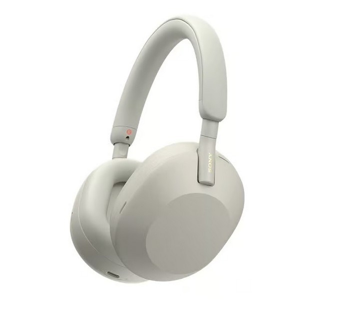SONY WH-1000XM5 tr&aring;dl&oslash;st heads&aelig;t s&oslash;lv